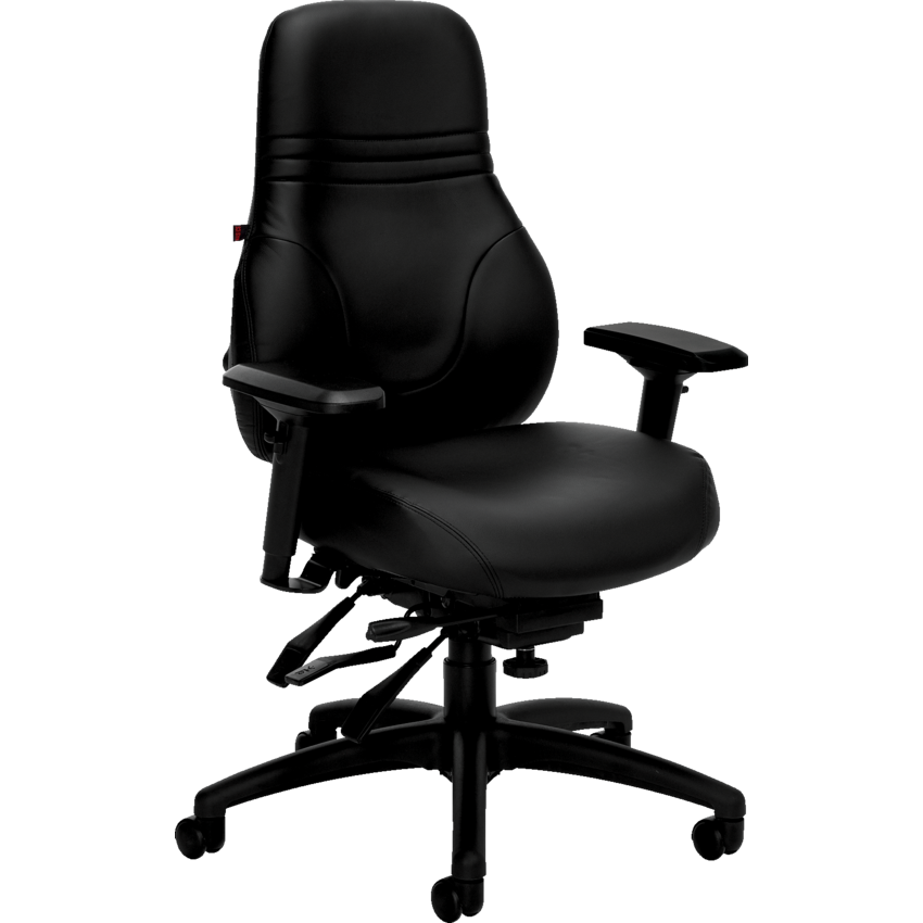 Basics® Ergo Boss™ High Back Multi-Tilter Chair LuxPlus Black
