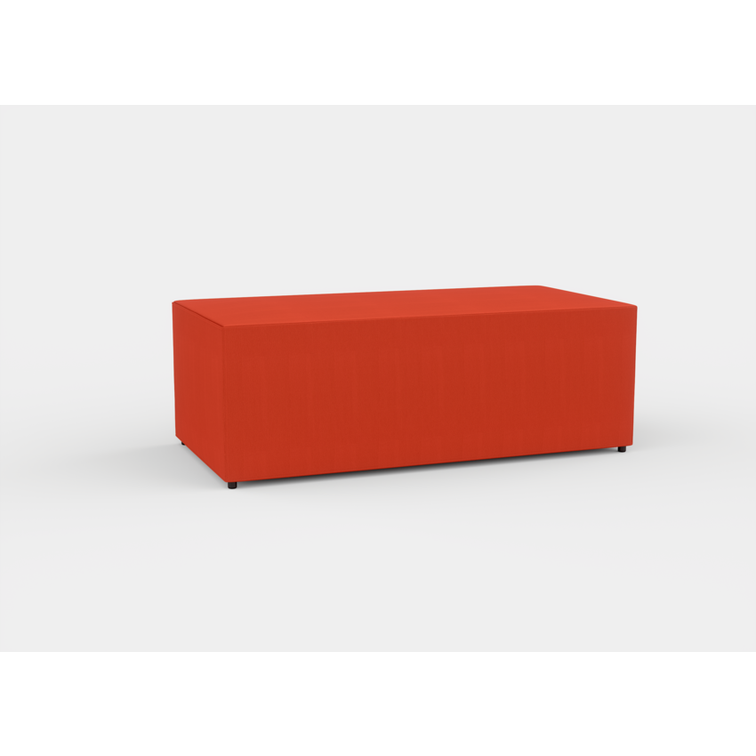 Offices to Go® Craft Modular Ottoman Rectangle Waterfall Fabric Imagine