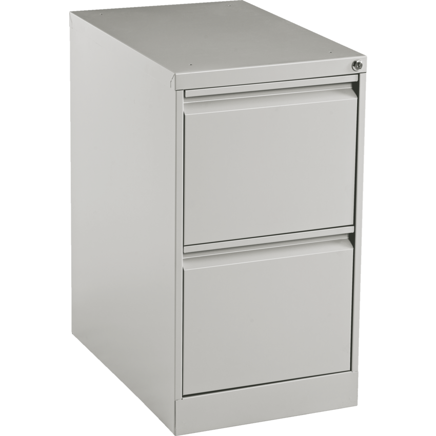 Offices to Go File Pedestal 2 File Drawers 23" Deep Grey