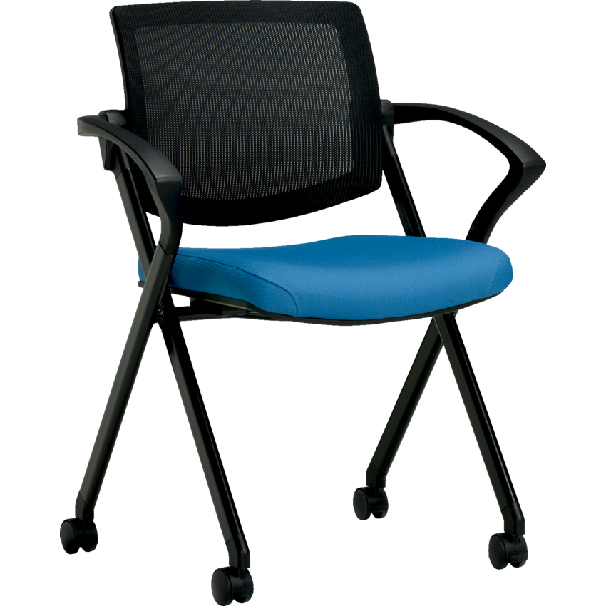 Offices To Go® Gennex Nesting Chair with Arms Sky