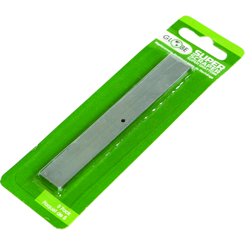 Globe™ Super Scraper Replacement Blades 4" 5/pkg