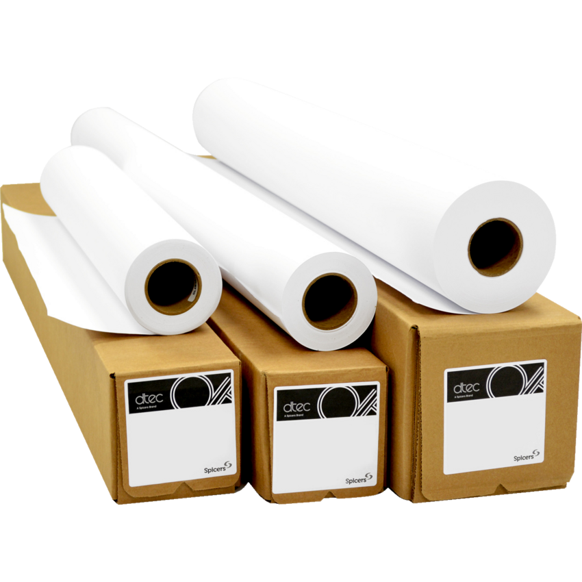 dtec® Reprographic Bond Wide Format Paper Untaped 2" Core 20 lb 36" x 150'