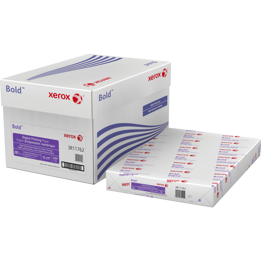 Xerox® Bold™ Digital Printing Paper 100B 28lb 11" x 17" 500/pkg