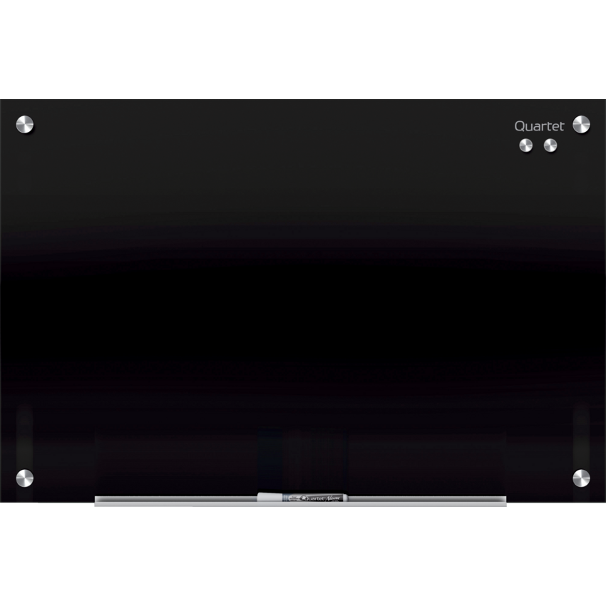 Quartet® Infinity™ Magnetic Glass Dry-Erase Board 36" x 48" Black