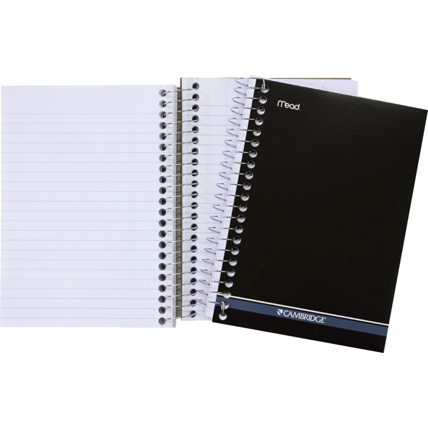 Cambridge® Coil Notebook Side Bound 7x5" 280pgs