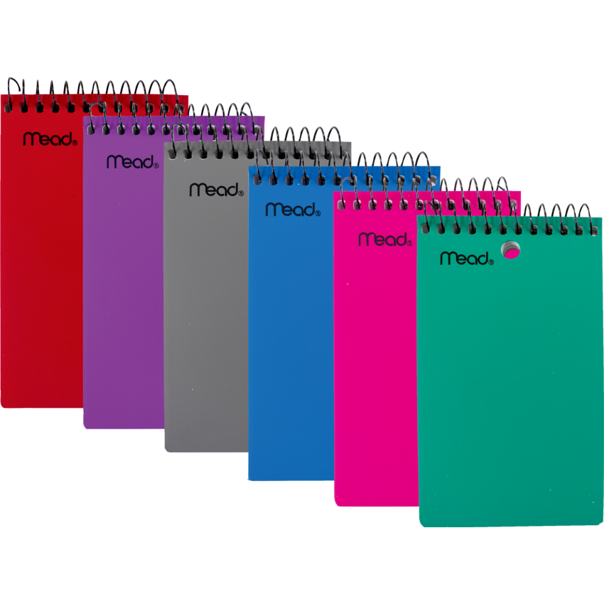 Mead® Memo Book Open End Coil Bound Poly 3" x 5" 200 pages
