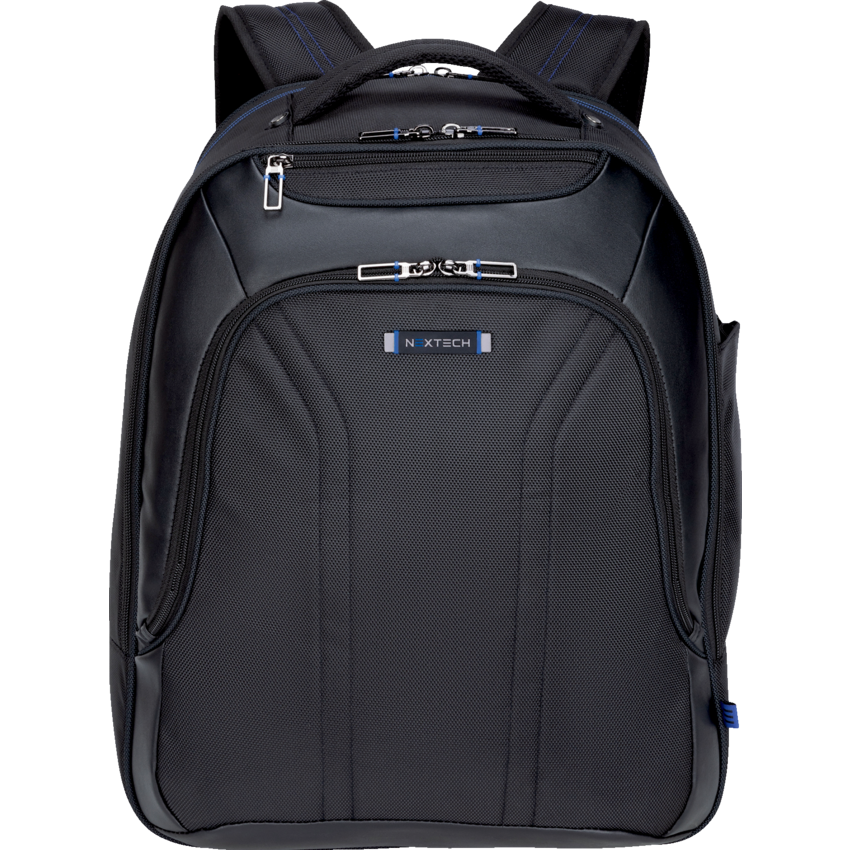 Nextech™ Business Backpack with RFID Pocket Polyester Black