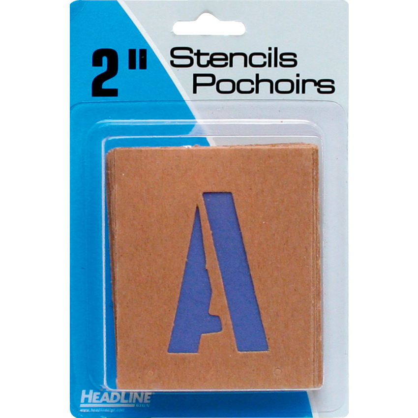 Headline® Stencils Capitals and Numbers 2