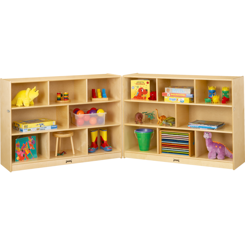 Jonti-Craft® Super-Sized Mobile Fold-n-Lock 96-1/2"W x 15"D x 35-1/2"H