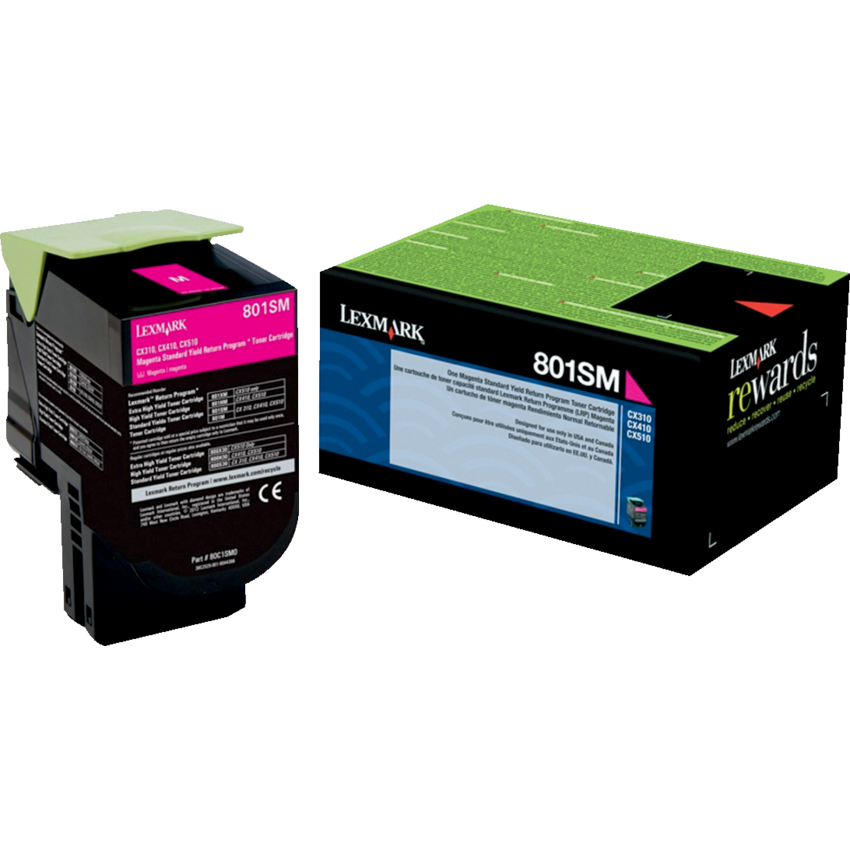 Lexmark® Laser Cartridge Return Program #801CM Magenta