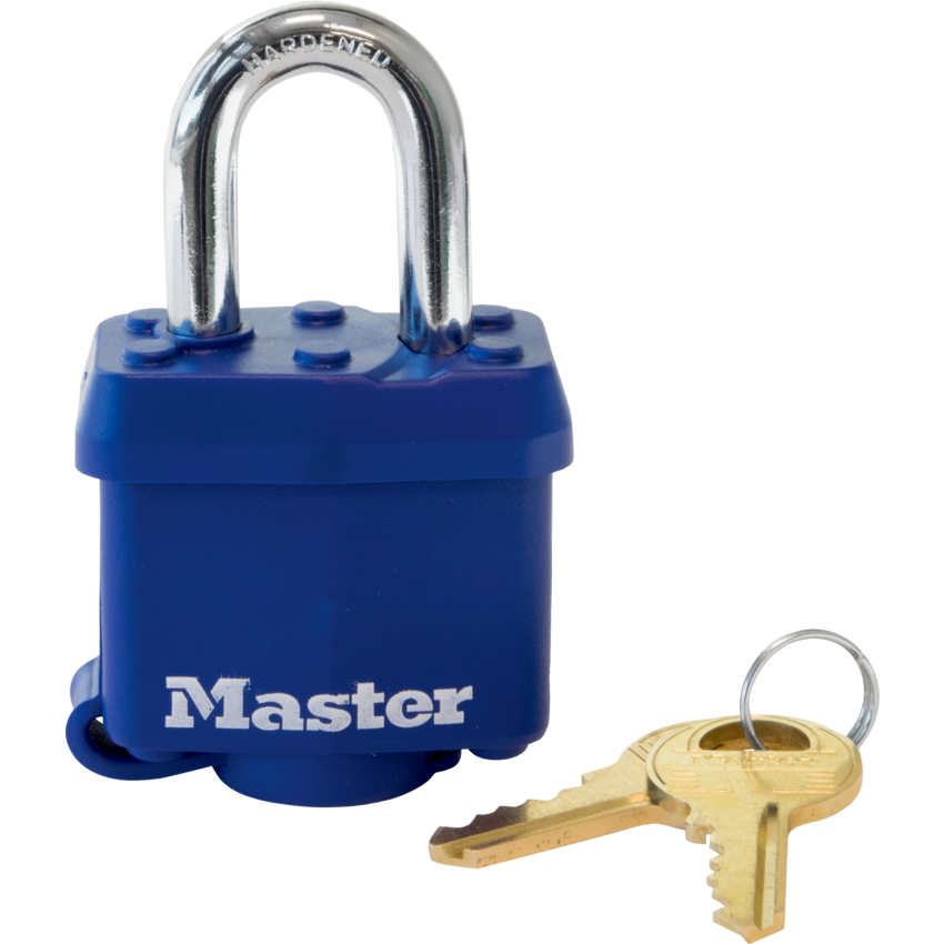 Master Lock® Laminated Padlock 1-9/16" (40mm) Blue