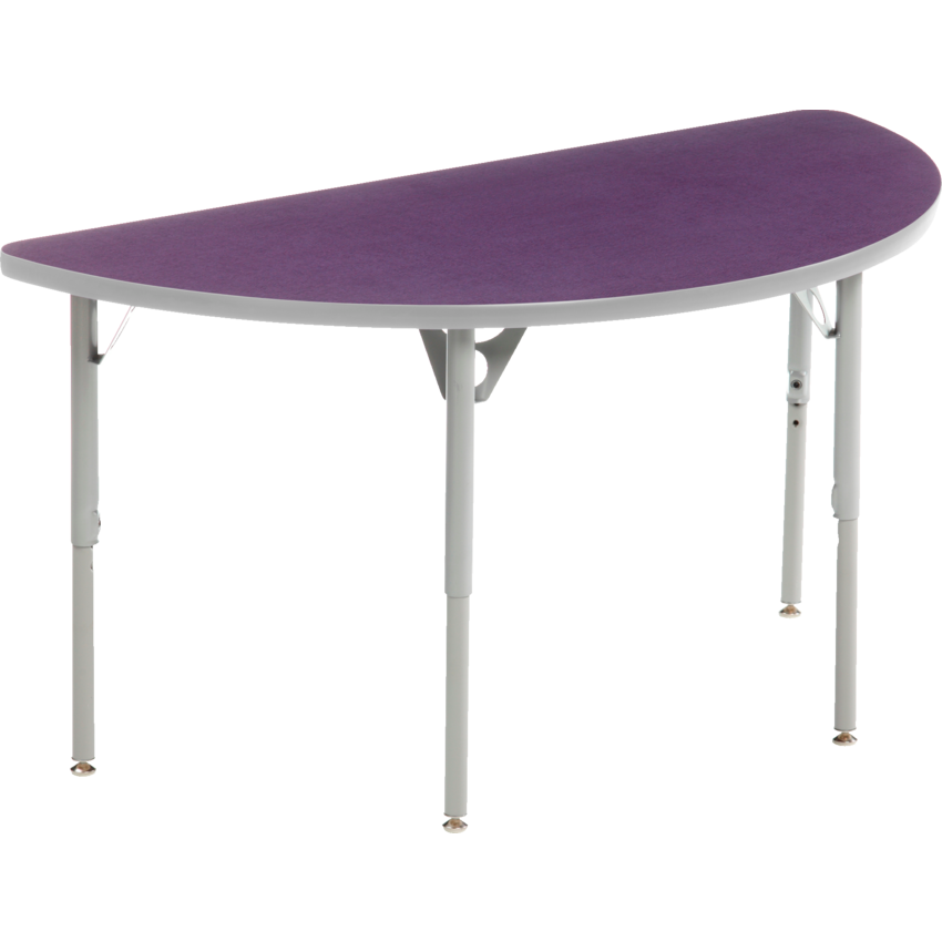 Mitybilt Aktivity Collaborative Learning 180 Tables 36" x 72" Plum/Silver