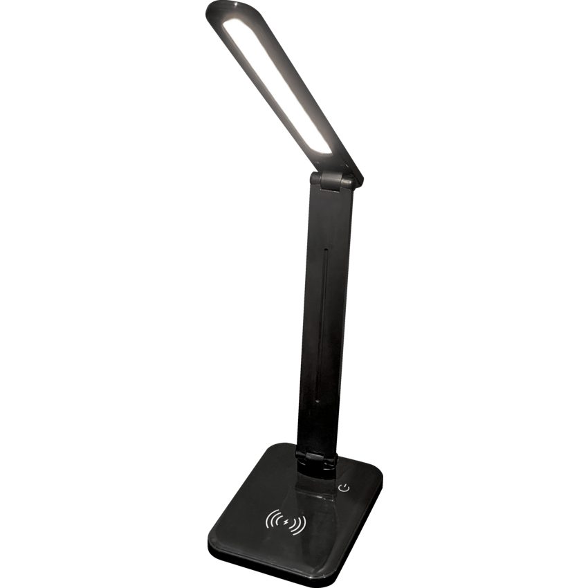 Merangue Desk Lamps with Charger Black