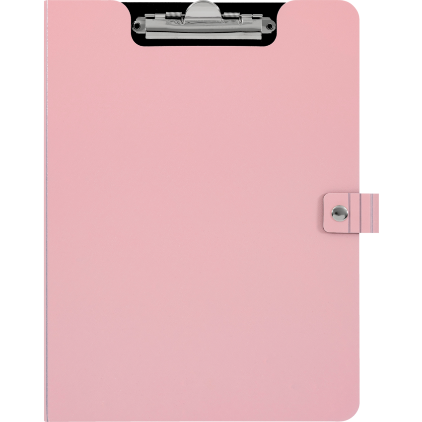 Merangue Padfolio With Clip Blush