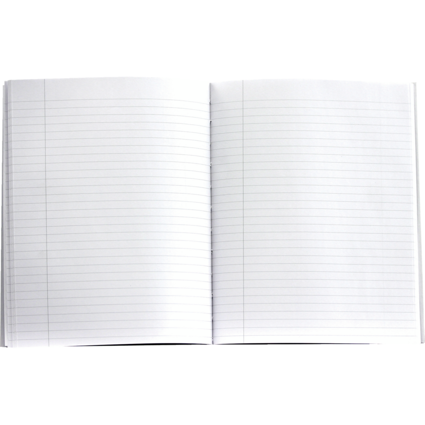 Basics® Hard Cover Flush-Cut Notebook 9" x 7-1/4" 192 pages Black