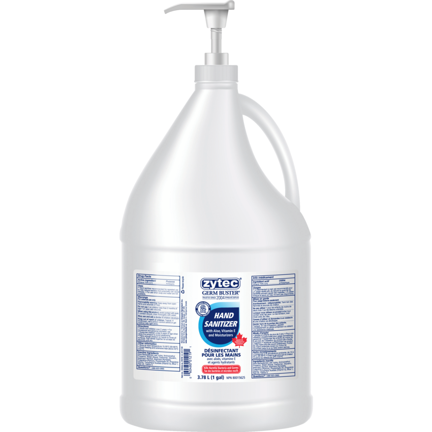 Zytec® Germ Buster® Hand Sanitizer Pump 3.78 L