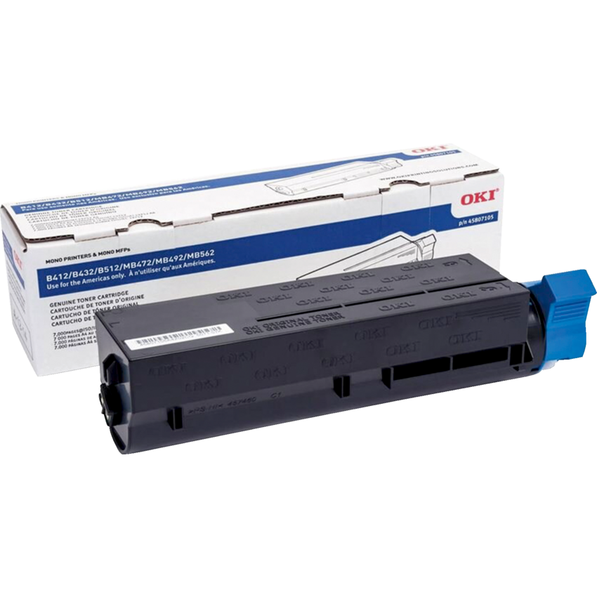 OKI Data® Laser Cartridge 45807105 Black