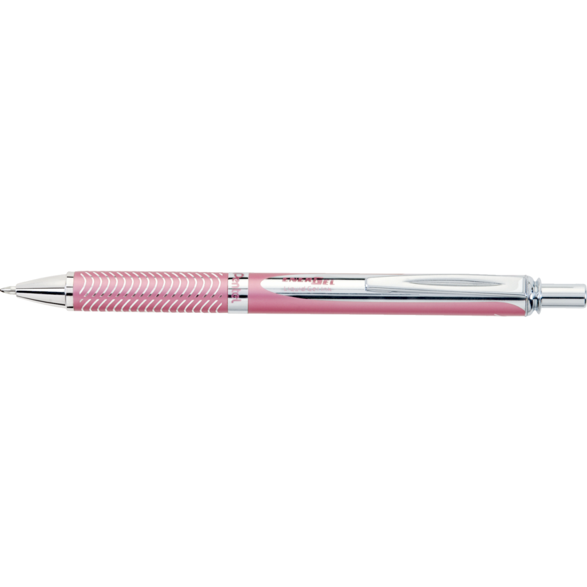 Pentel® EnerGel® Alloy Retractable Gel Pen 0.7 mm Pink Barrel Black