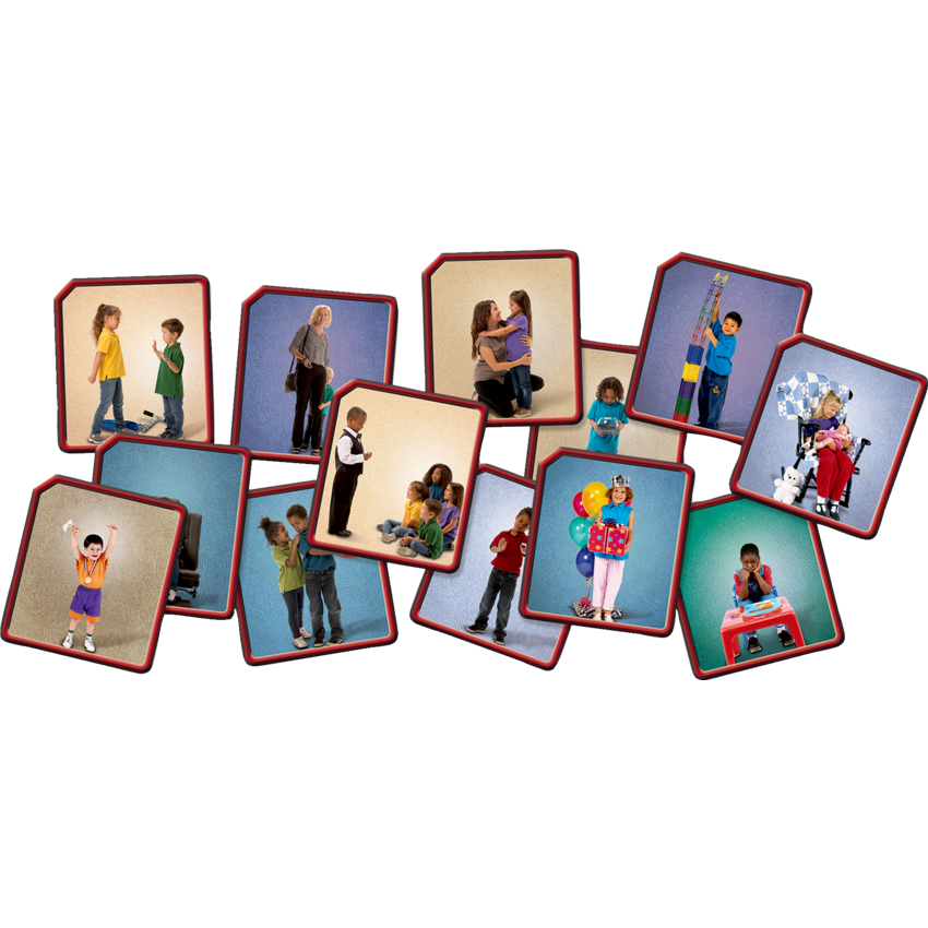 Roylco Explore Emotions Photo Cards 8-1/2" x 9-1/4" 24/pkg