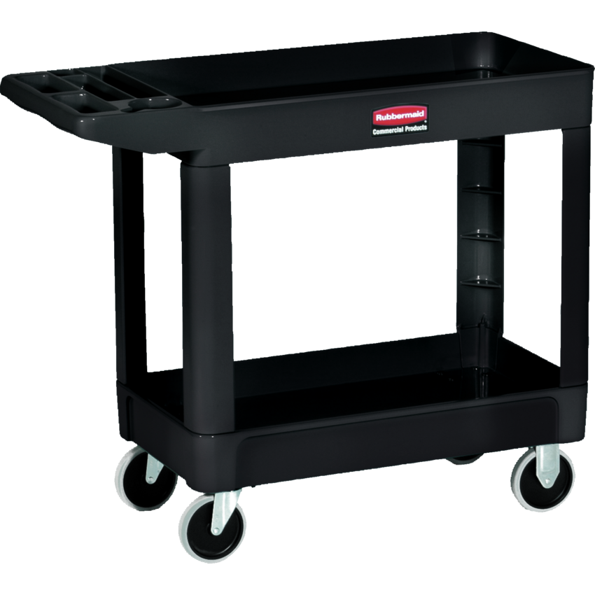 Rubbermaid Janitor Cart Black