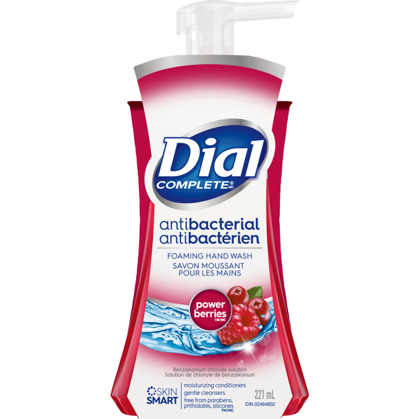 Dial® Complete Foaming Hand Soap 221 mL Power Berries