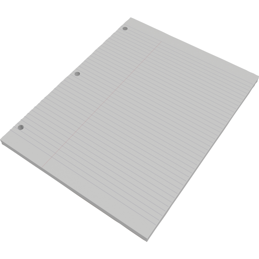 Davis Group Legal Supplies Trial/Evidence/Exam Ruled Paper 8-1/2" x 11” White 100 sheets/pkg