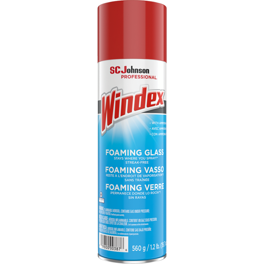 Windex® Foaming Glass Cleaner with  Ammonia-D® Aerosol 560g