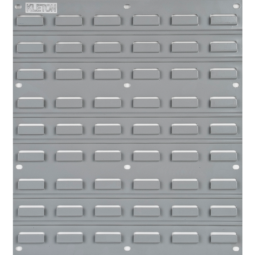 Kleton® Metal Bin Support Rack 18"W x 1/8"D x 19"H Grey