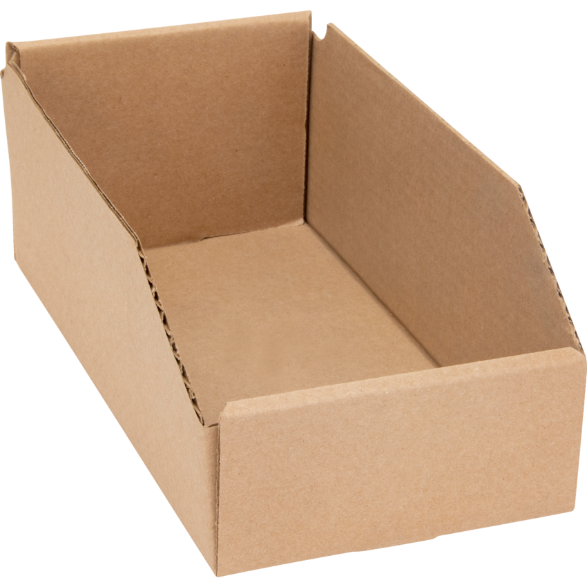 Mitchel Lincoln Deep Corrugated Parts Bin 5-3/4"W x 11-1/4"D x 4-1/2"H Beige