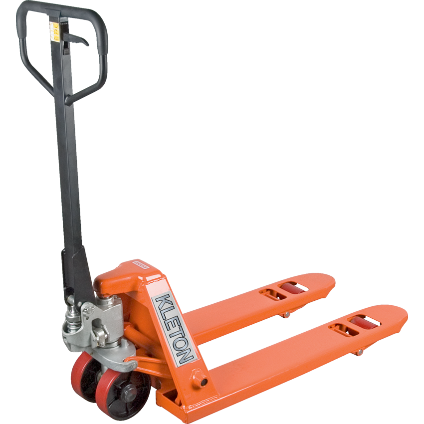 Kleton® Heavy Duty Hydraulic Pallet Truck 20-1/2" x 36" 5500 lb Capacity Orange