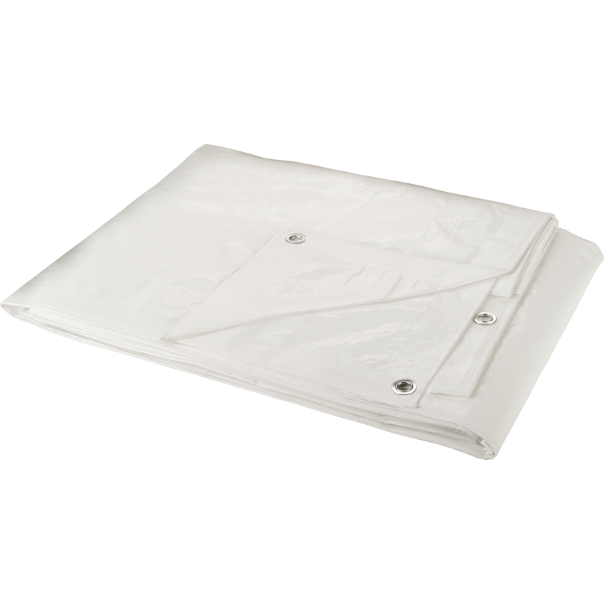 Kleton® Polyethylene Tarpaulin 8' x 10' White
