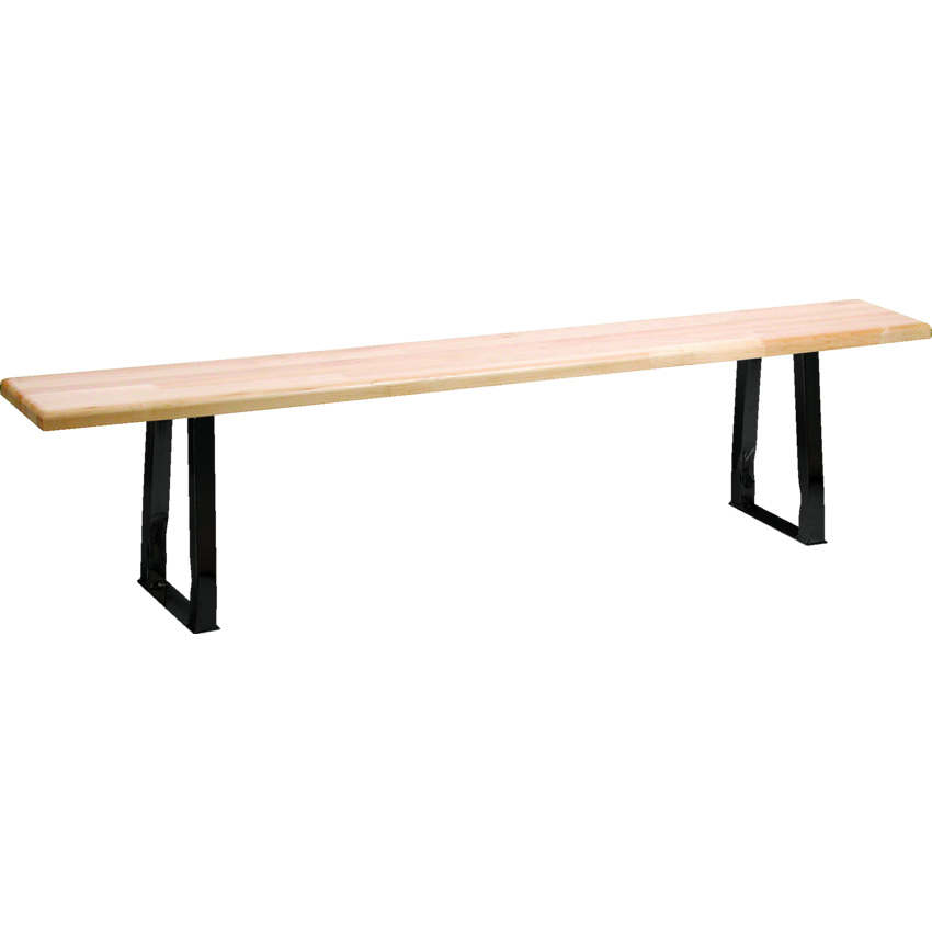 Kleton® Locker Room Bench Wood 96"W x 9-1/2"D 16-1/2"H