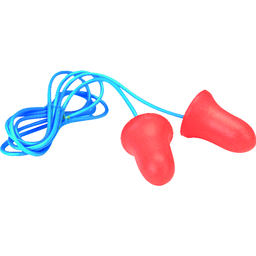 Honeywell Max® Foam Ear Plugs Corded 100 pairs/box