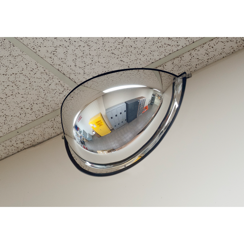 Zenith® Half Dome Open Top 180° Mirror 24