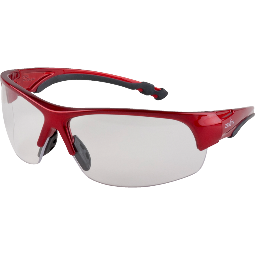 Zenith® Z1900 Anti-Fog Safety Glasses Red