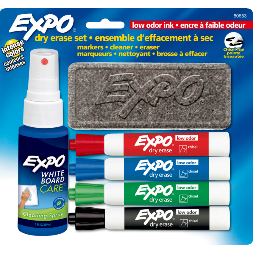 Expo® Low Odour Dry Erase Starter Set