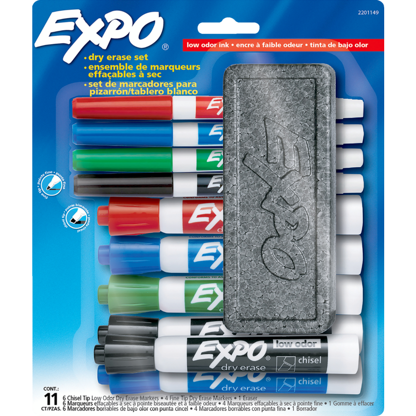 Expo® Low Odour Dry Erase Starter Set