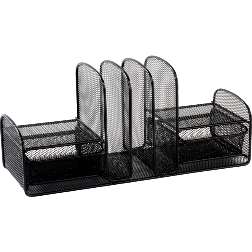 Safco® Onyx™ Mesh Desk Organizer Black