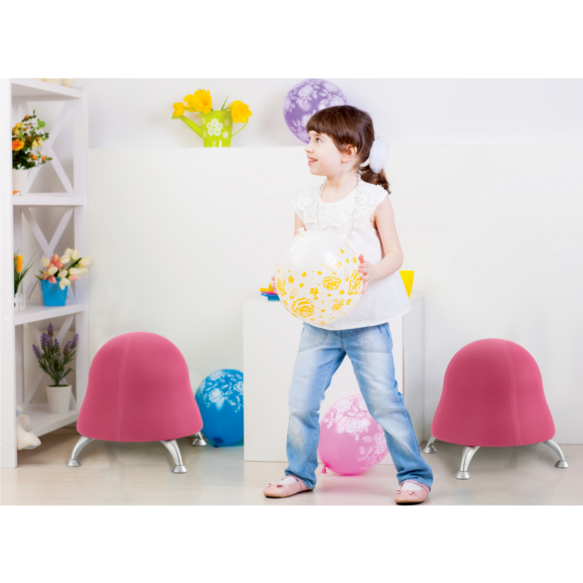 Safco® Runtz™ Ball Chair Mesh Fabric Bubblegum
