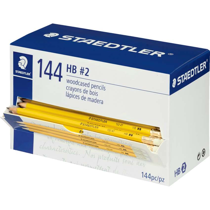 Staedtler® Woodcased Pencils #2 HB 144/box