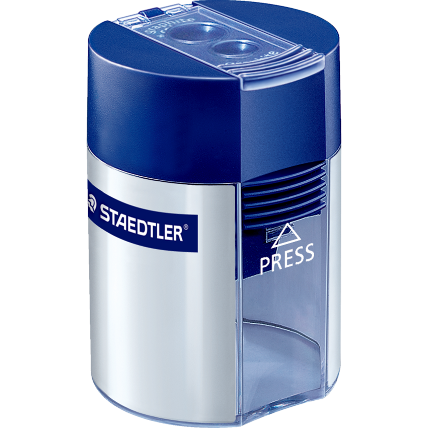 Staedtler® Pencil Sharpener with Container Double Hole