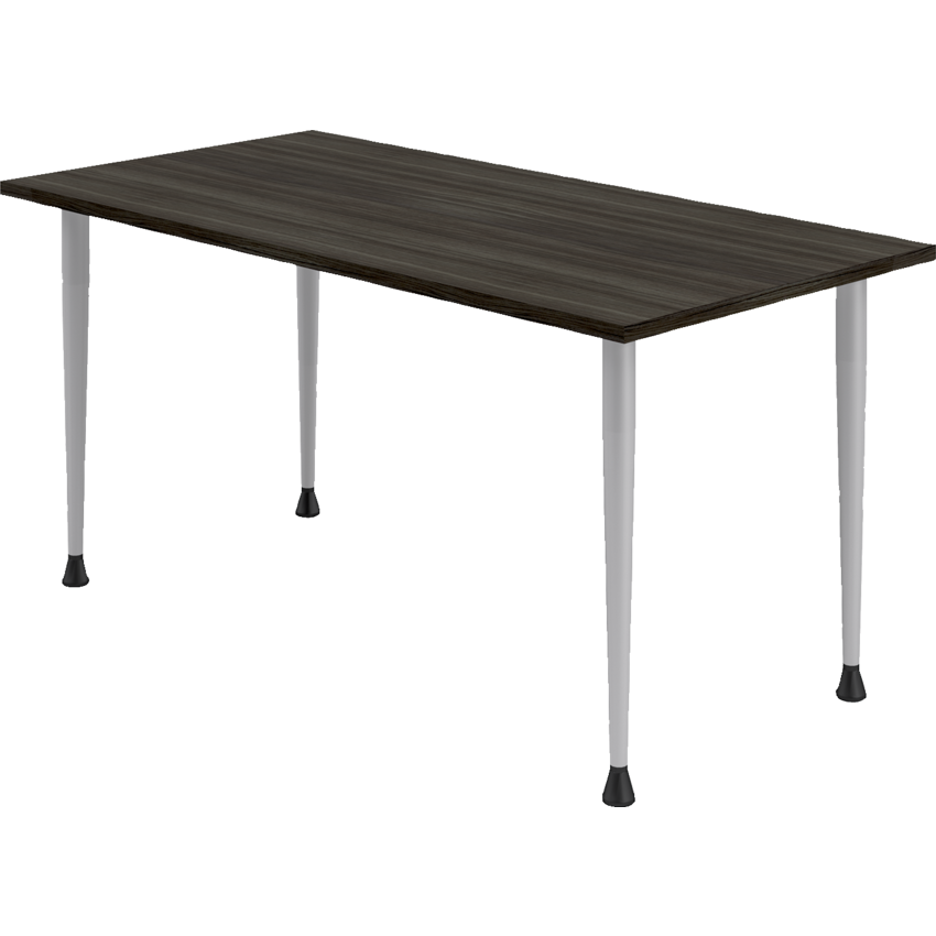 Heartwood Innovations Series Table Desks 60”W x 30"D x 29"H Grey Dusk finish