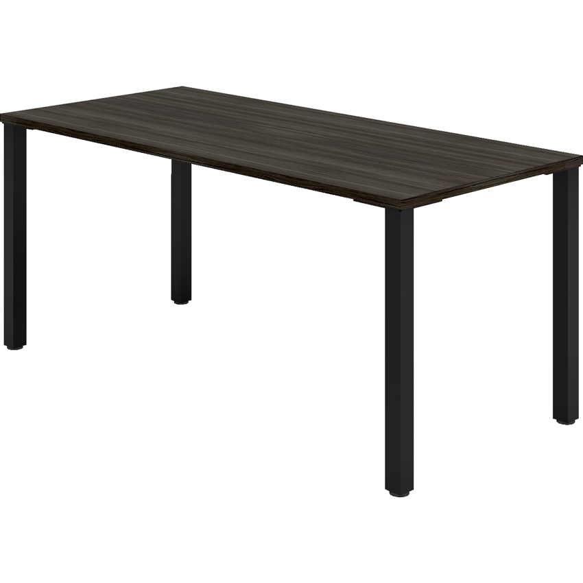 Heartwood Innovations Series Table Desks 66”W x 30"D x 29"H Grey Dusk finish