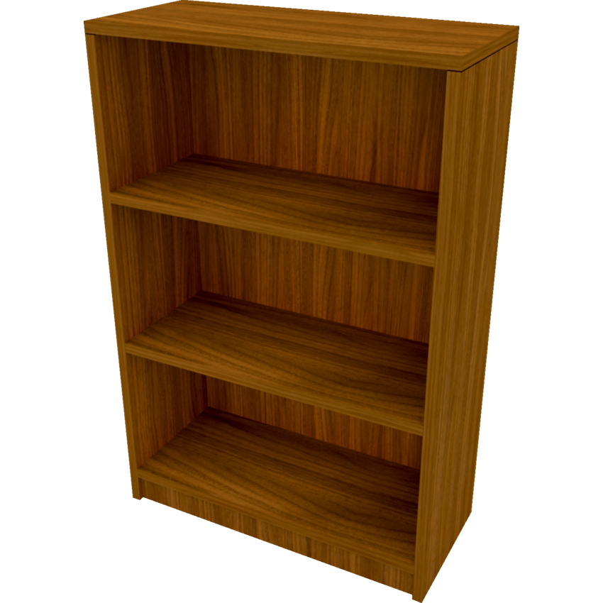 HDL® Innovations Bookcase 3-Shelf  32"W x 14"D x 48"H Black Walnut