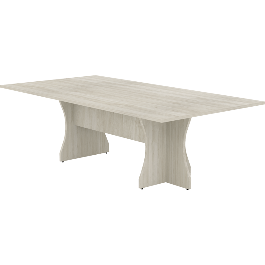 Heartwood Innovations Series Boardroom Table 96" Winter Wood