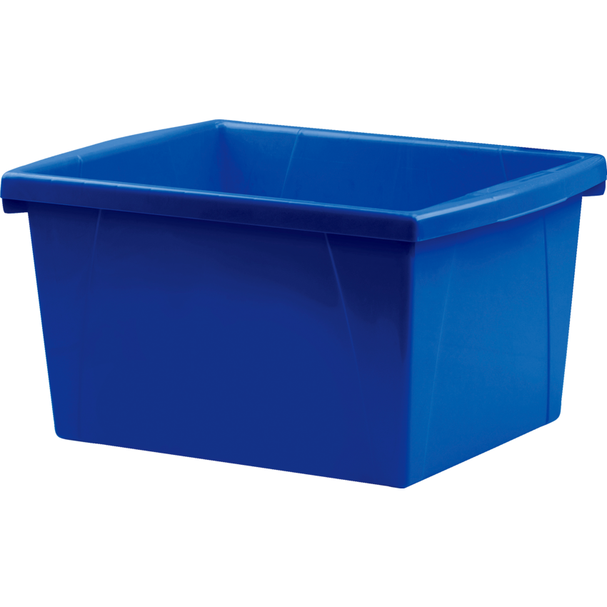 Storex® Storage Bin 15 L Blue