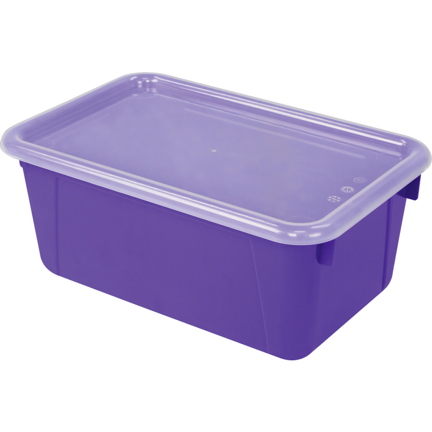 Storex® Small Cubby Bins Purple