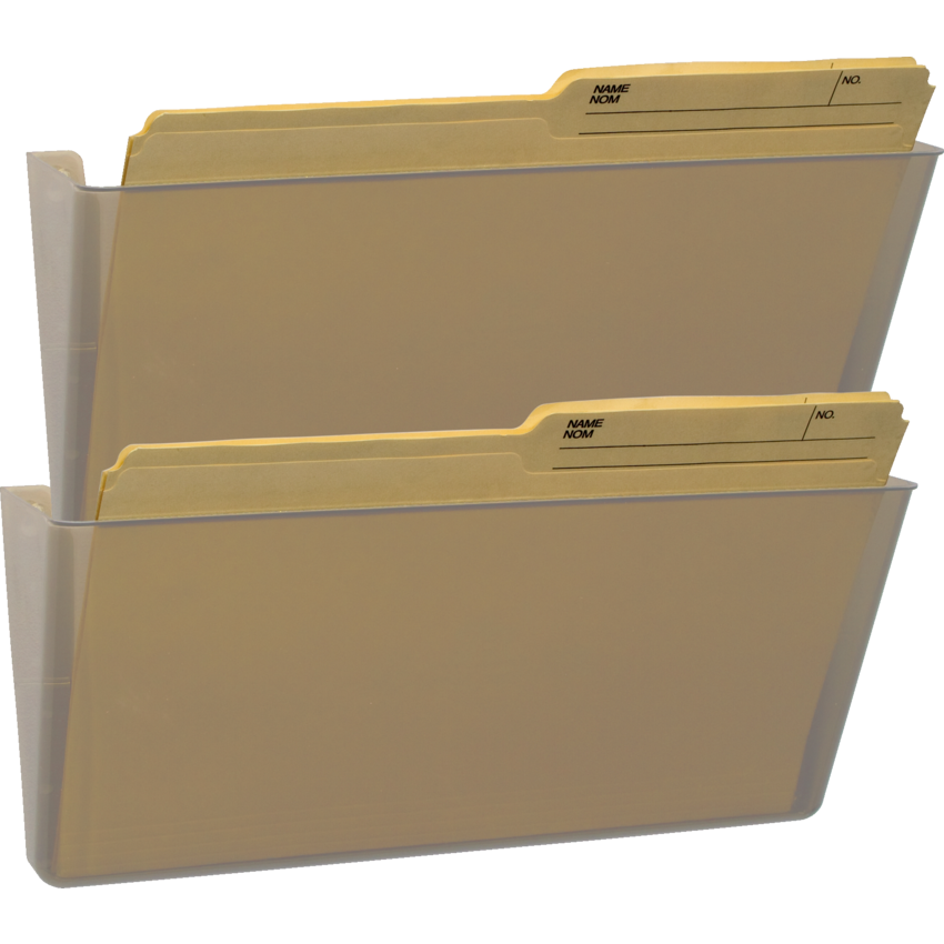Storex® Wall Files Legal Clear 2/pkg
