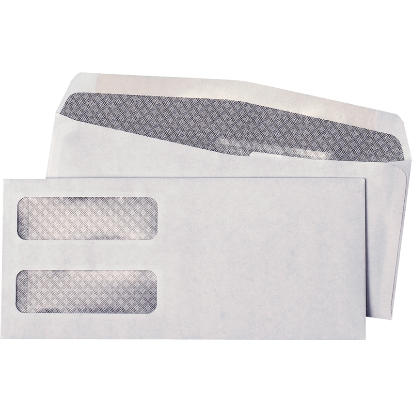 Supremex Recycled Double Window Envelopes #9 500/box
