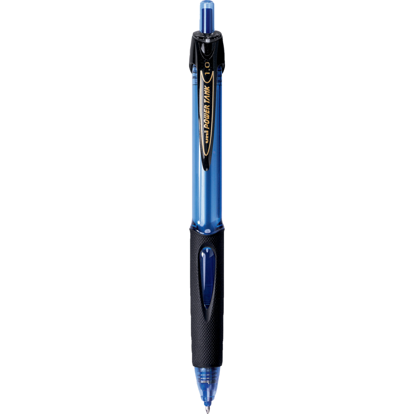Uni-ball® Power Tank™ Retractable Ball Point Pen Medium Point Blue